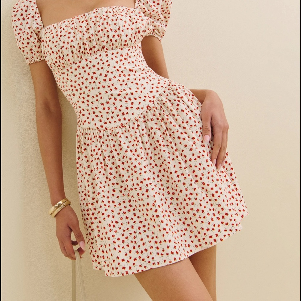 Floral Puff Sleeve Dress